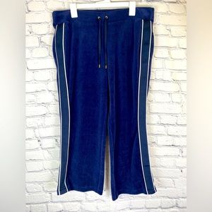 Lauren Ralph Lauren Velour Track Pants size Petite Large